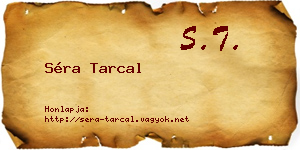 Séra Tarcal névjegykártya