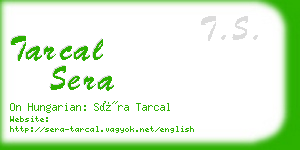 tarcal sera business card
